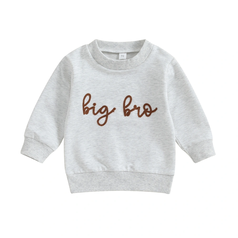 Baby Boys Sweatshirts Rompers Letter Pattern Crew Neck Jumpsuits