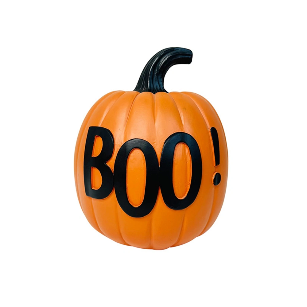 Halloween Pumpkin Decorations Boo Pumpkin Figurines Spooky Decor