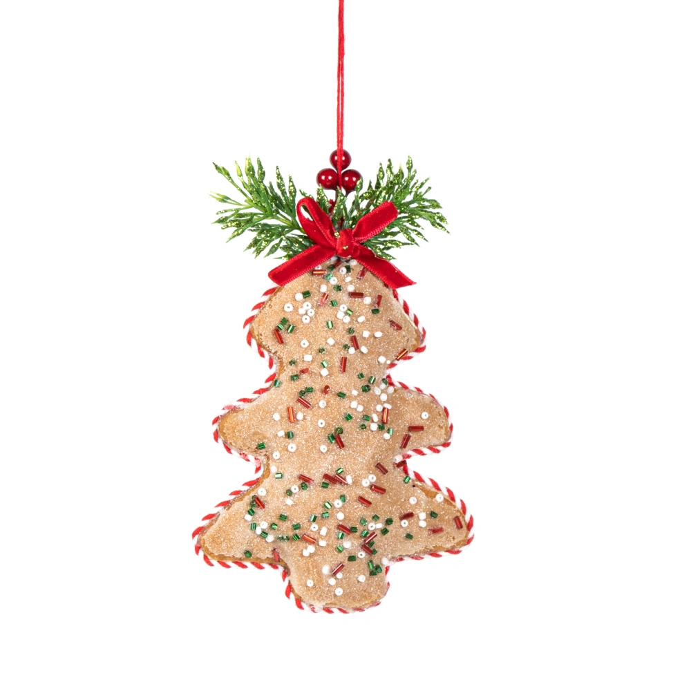 Christmas Hanging Ornaments, Star/Tree Shaped Pendant with Red Berry