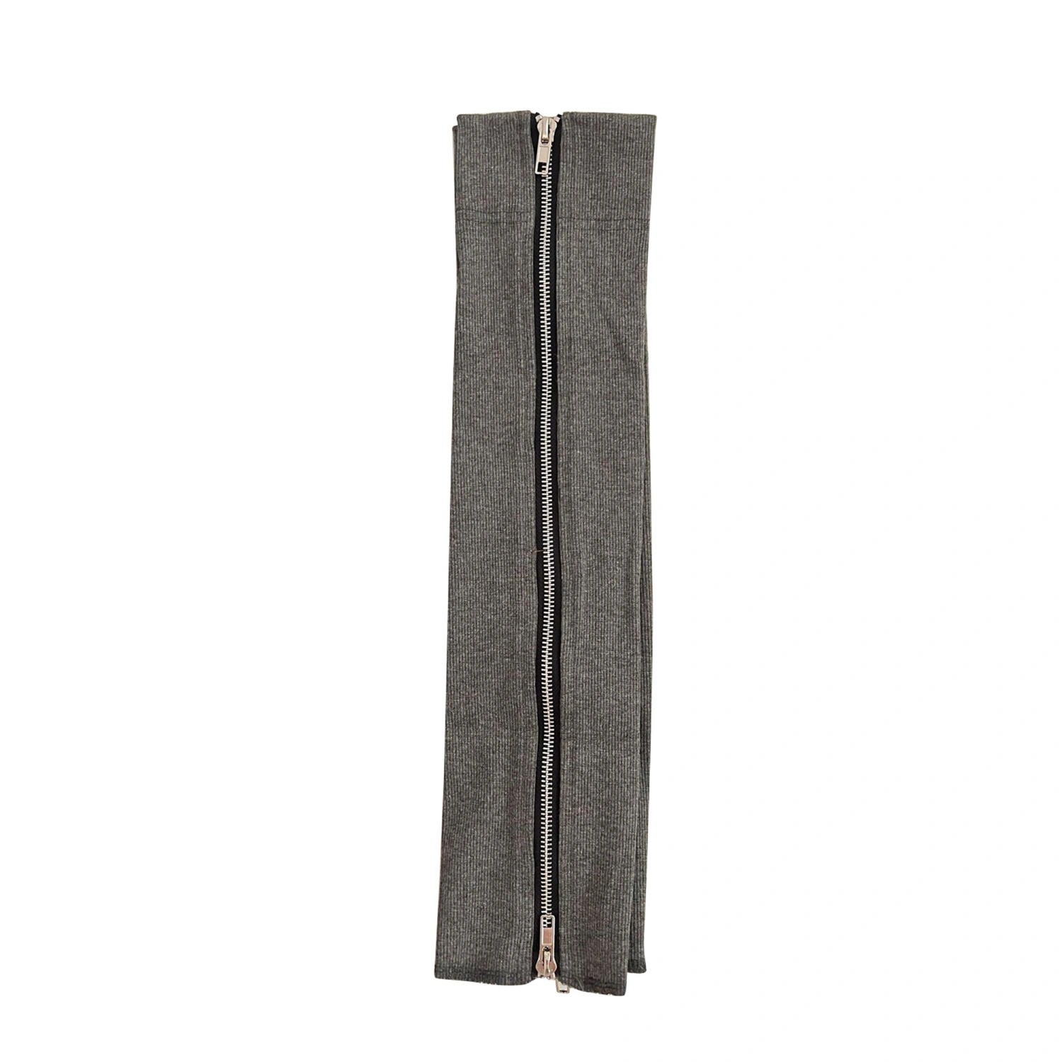 Women Knee-high Leg Warmers, Soft Zipper Closure Socks Streetwear