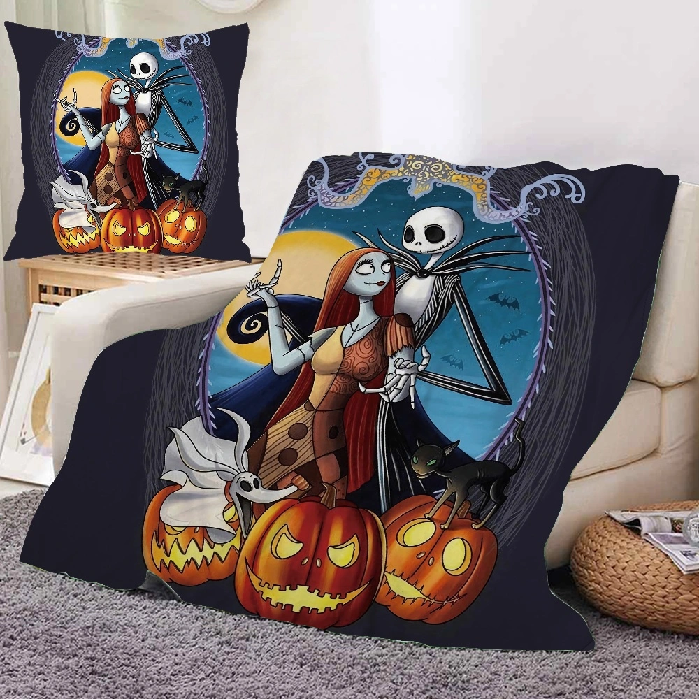 Nightmare Before Christmas ThrowBedsure Fleece Blanket For Throw Blanket For Bed, Car Blanket, Plush Blanket