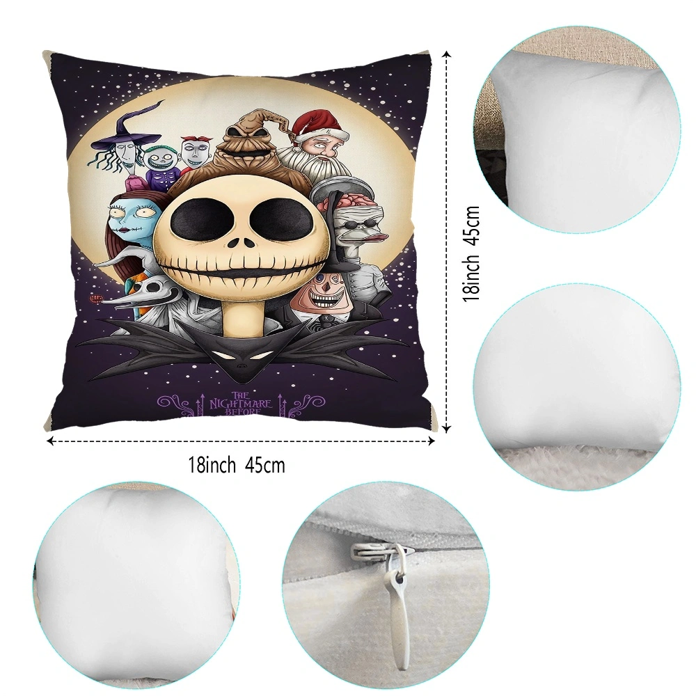 Halloween Nightmare Before Christmas Blanket and Pillow Cover Throw Blanket Fleece For Bedsure Blanket, Blanket For Living Room, Small Throw Blankets