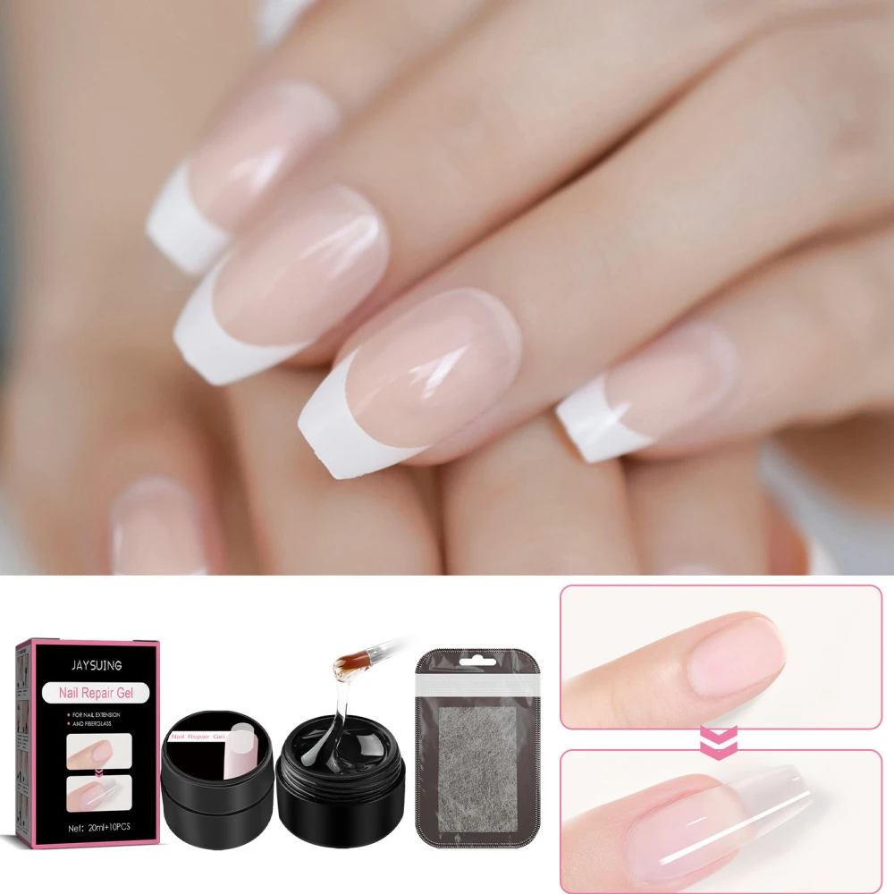 Fiber Natural Anti-crack Manicure Extended Glue Set