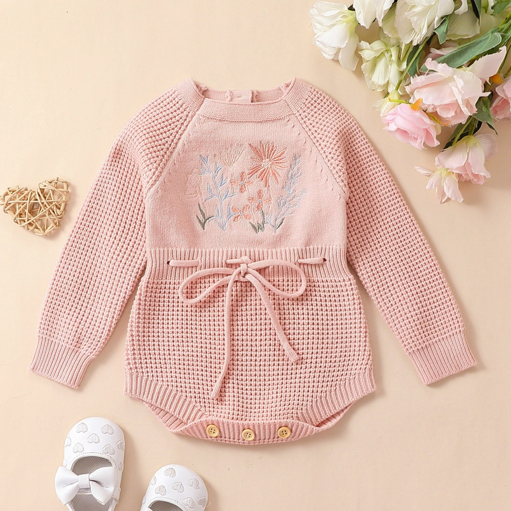 Girl's Sweater One-piece Romper