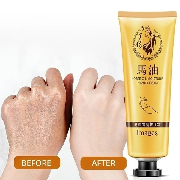 Horse oil Repair hand cream Anti-Aging Soft Hand Whitening moisturizing Nourish Hand Care Lotion Cream 30g