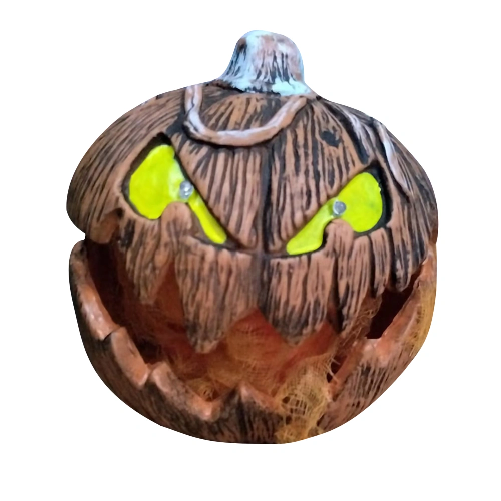 Scary Extendable Halloween Talking Pumpkin with Glowing Eyes