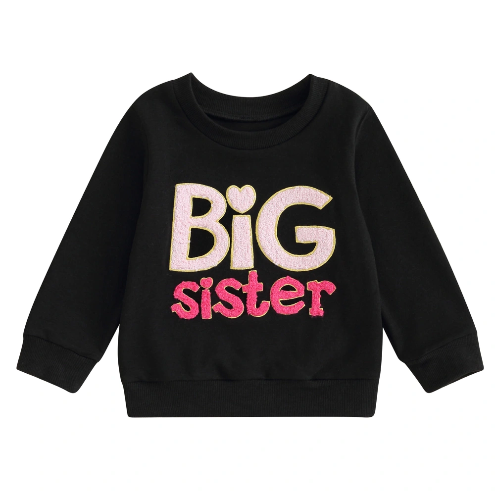 Girl Casual Sweatshirts Toddler Vintage Long Sleeve Pullovers Tops 