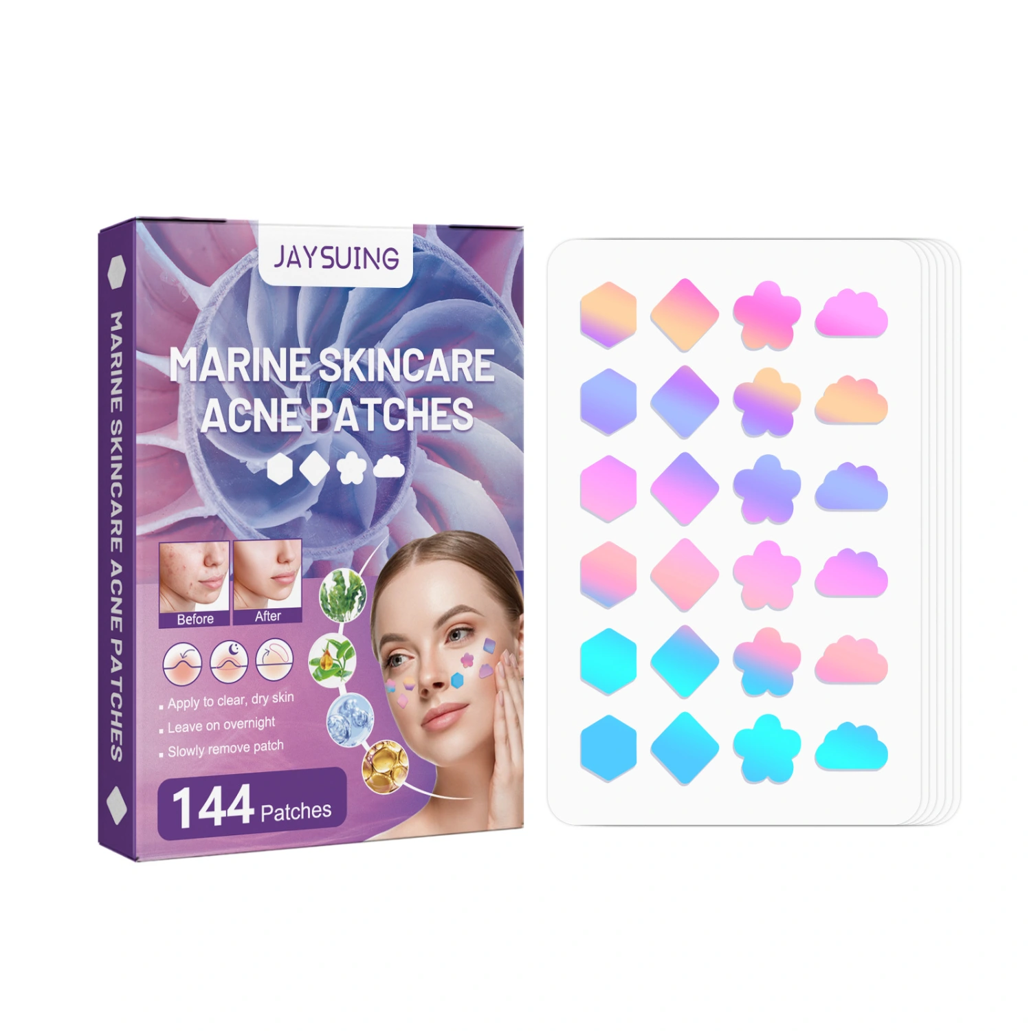 Hydrocolloid Acne Patch Acne Pimple Patch for Covering Large Breakouts