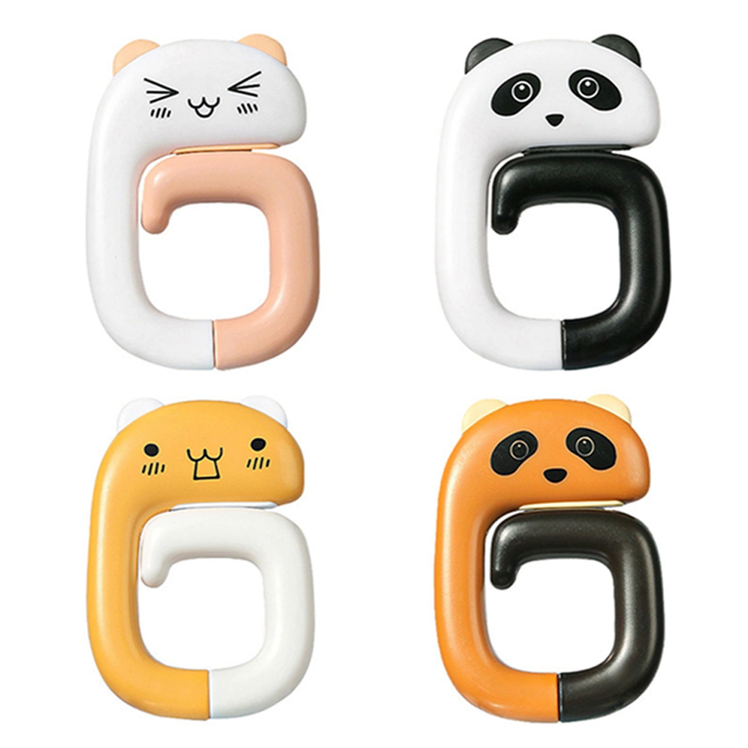Purse Hook Portable Bag Hanger Cute Animal Shaped Handbag Holder