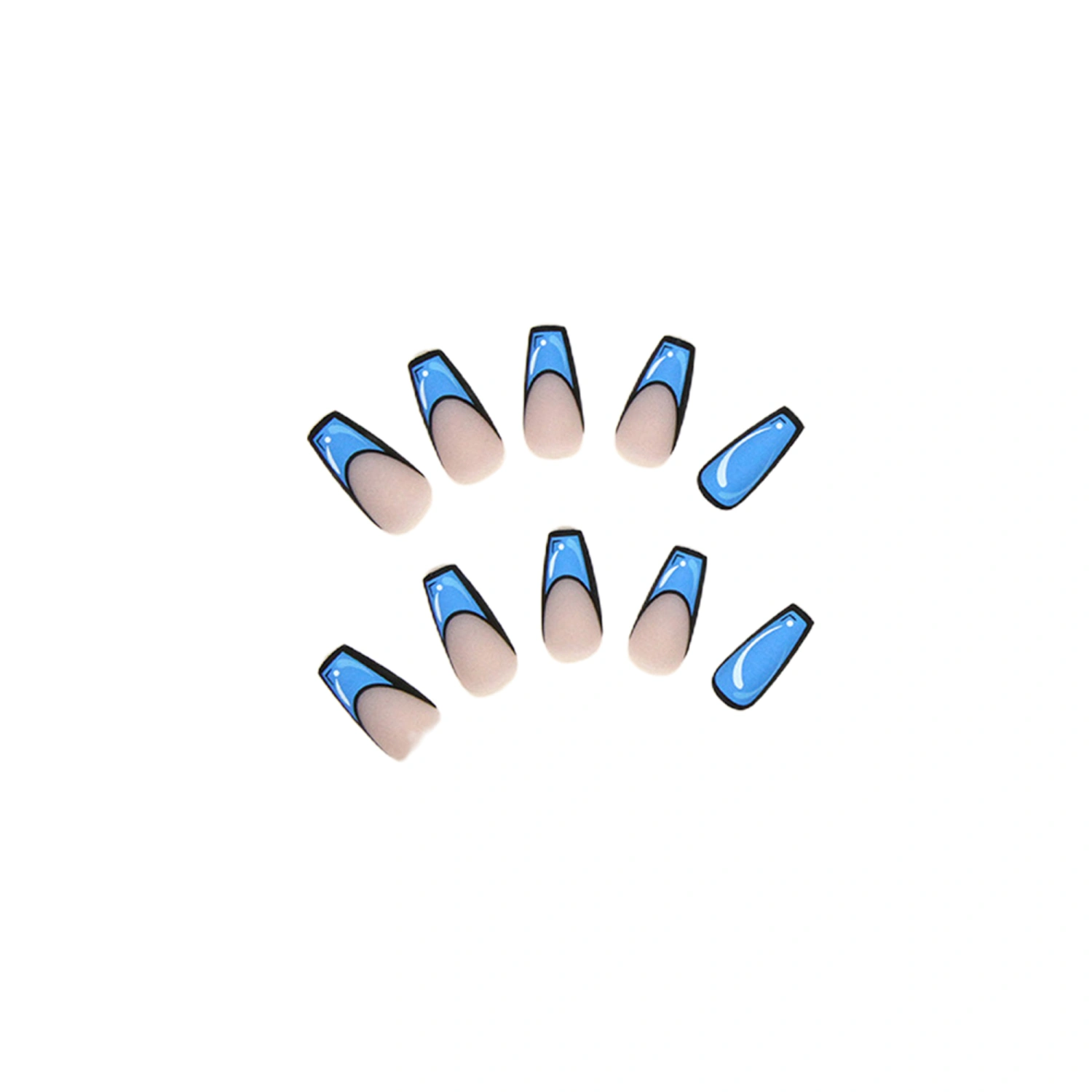 Press On Nail Tips Fake Nails Art Full Cover Fingernails Manicure