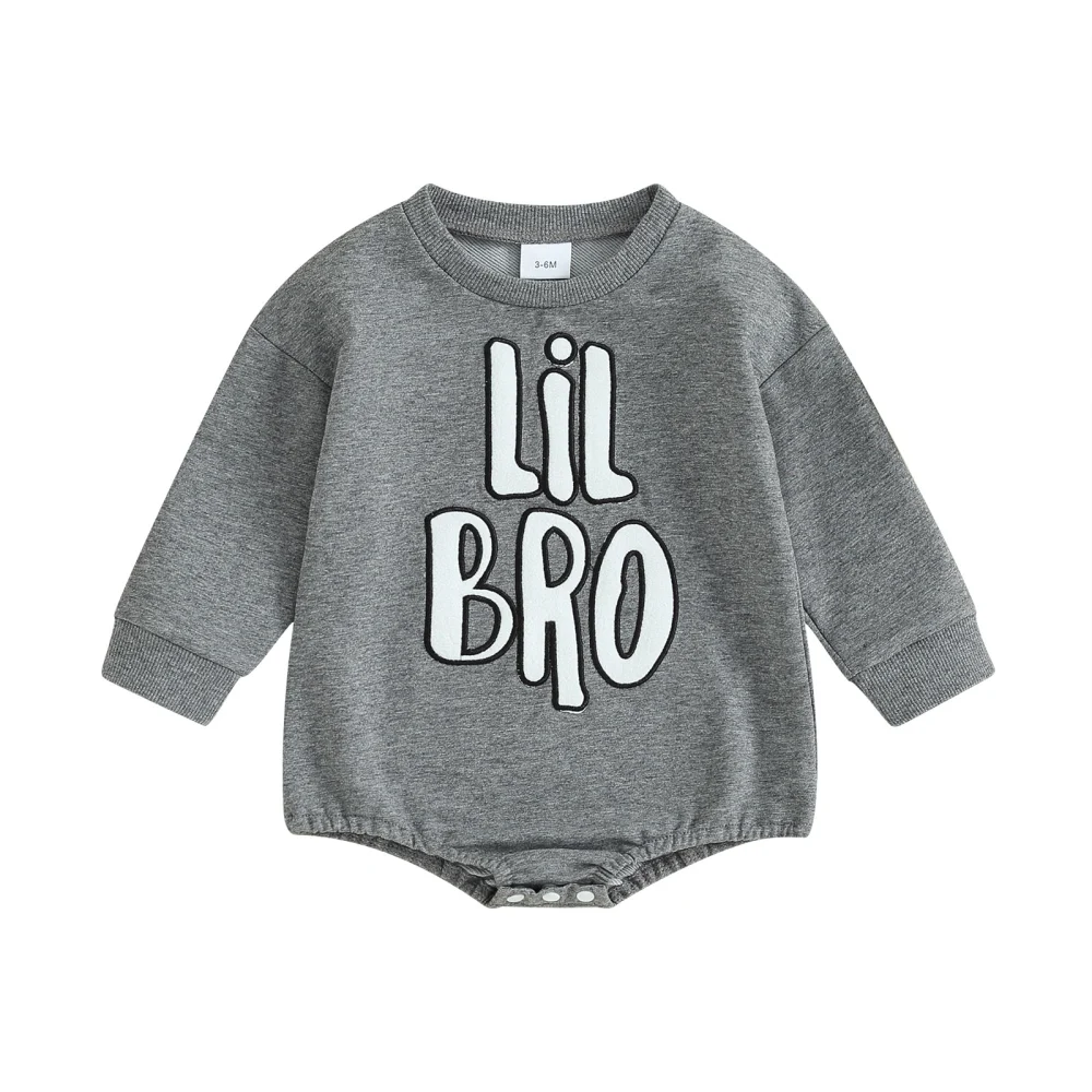 Baby Boy Rompers/Sweatshirts Long Sleeve Letter Bodysuits/Pullovers