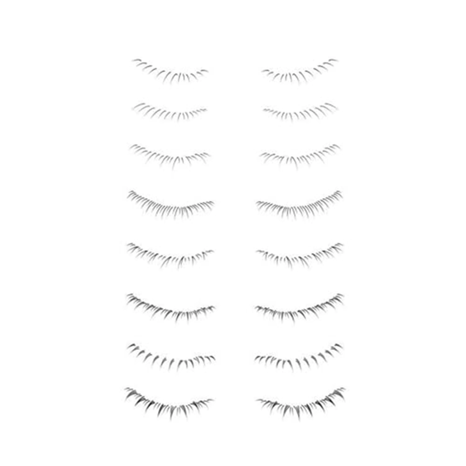 Lower Eyelash Tattoo Sticker Professional Waterproof Eyelash Sticker