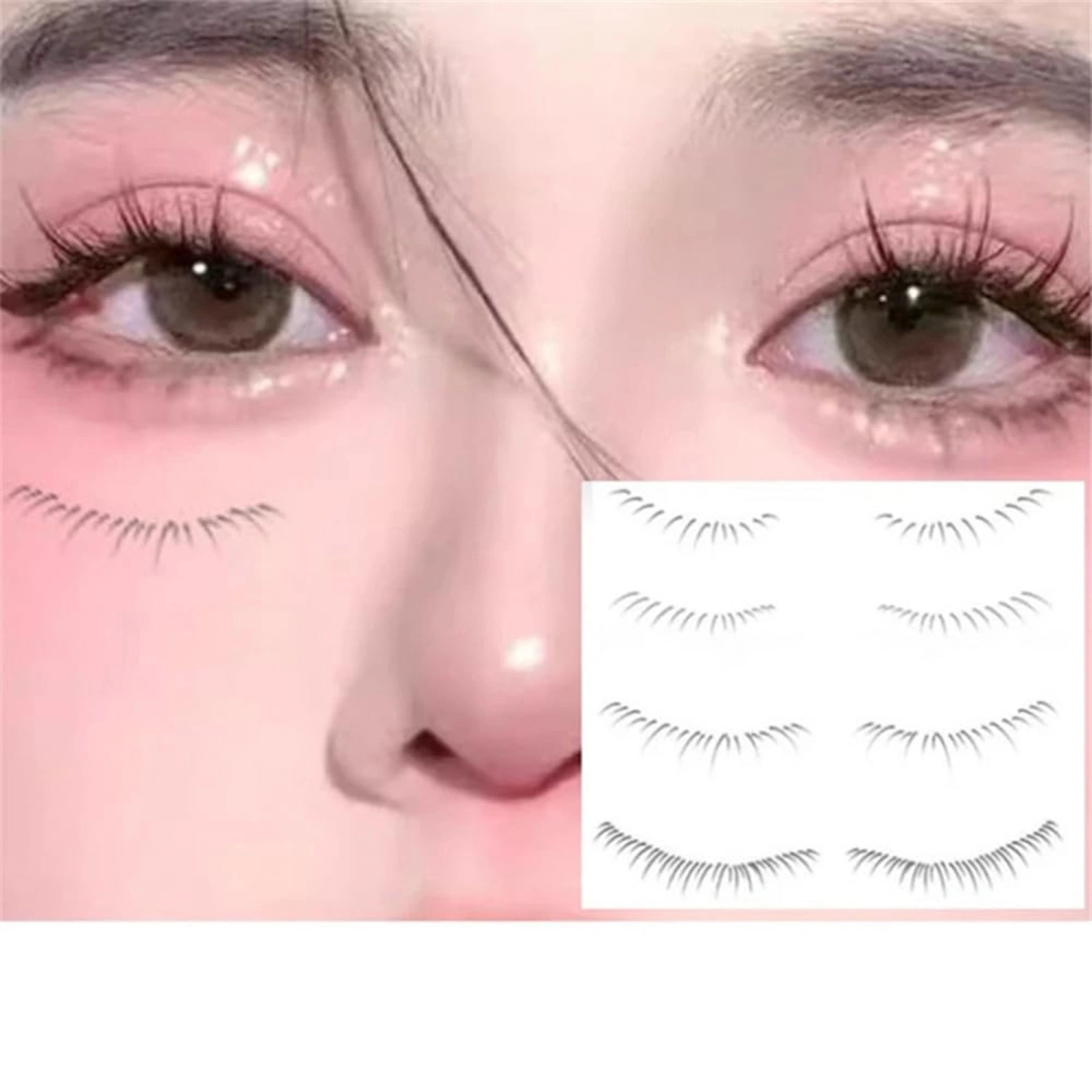 Lower Eyelash Tattoo Sticker Professional Waterproof Eyelash Sticker