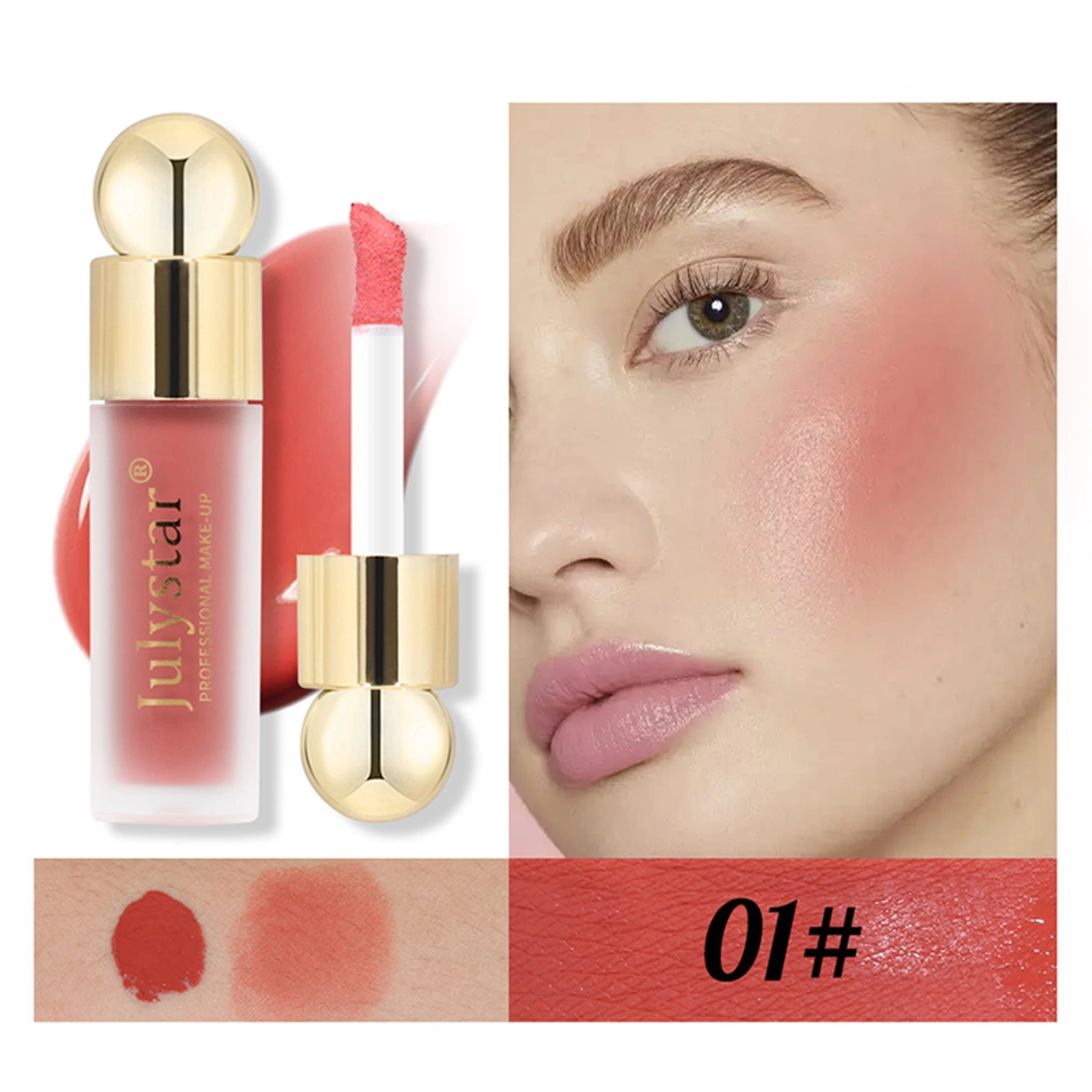 Face Blush Liquid, Cream Liquid Blush Makeup, Soft Cream Face Blush