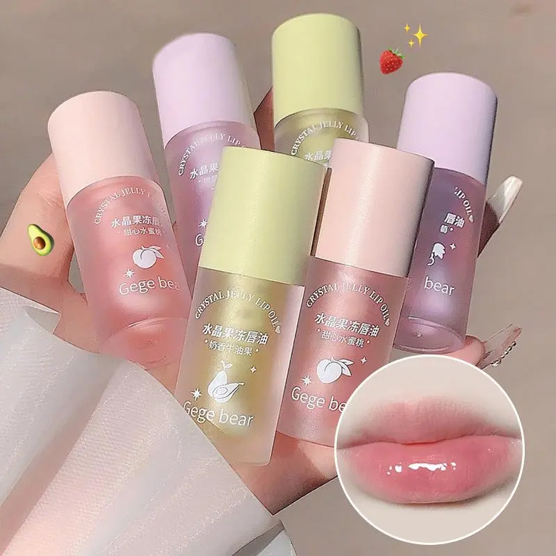 4G Crystal Jelly Lip Oil Hydrating Plumping Coat For Lipstick Lipgloss