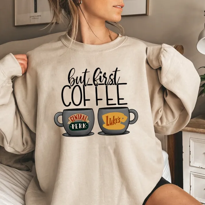 Spring And Autumn Cartoon Printed Cartoon Pullover