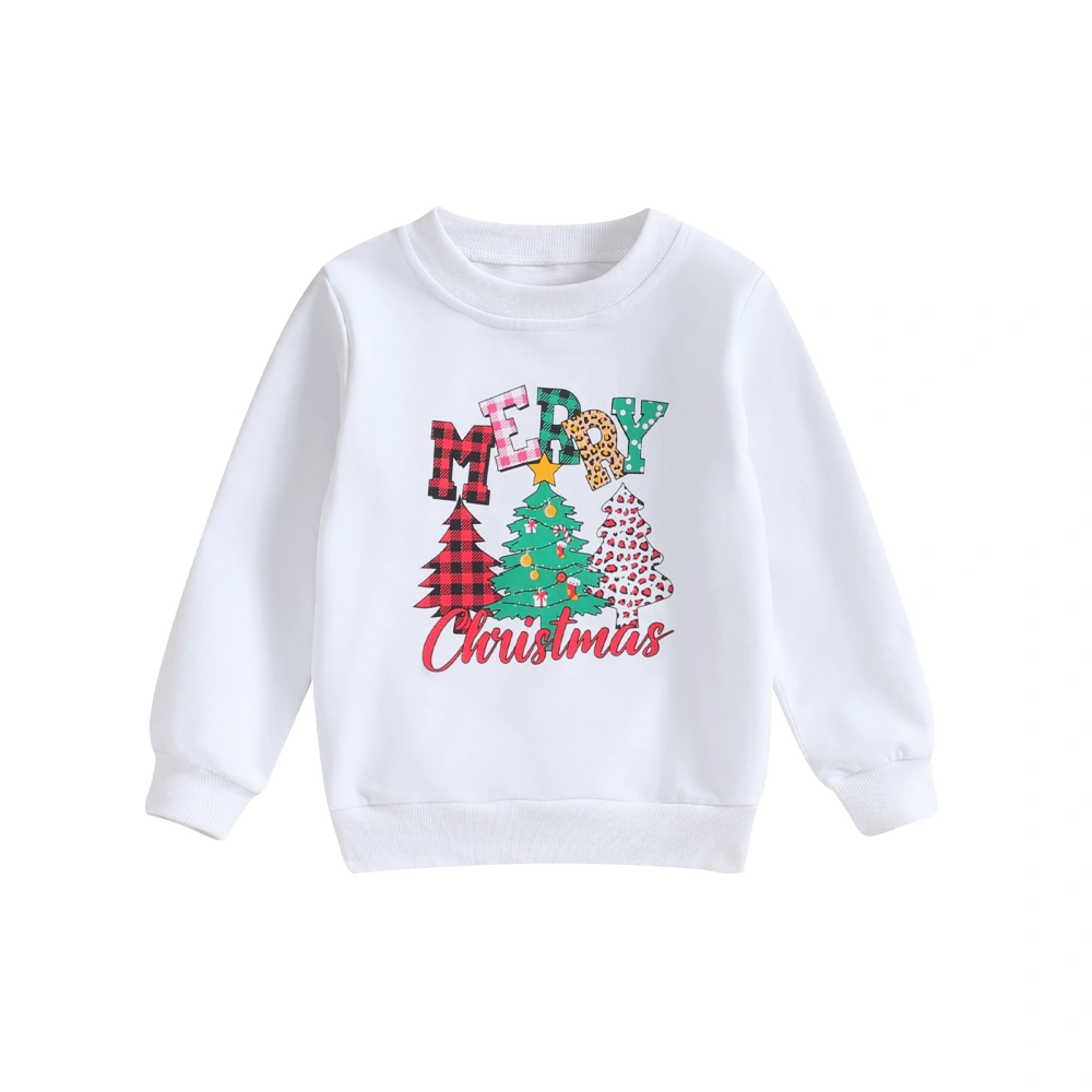 Kids Girls Boys Sweatshirts Christmas Clothes Toddler Fall Tops