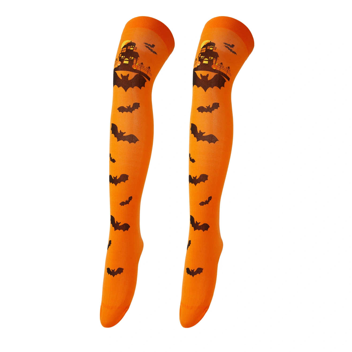 Halloween Socks Novelty Thigh High Socks Long Over Knee Socks