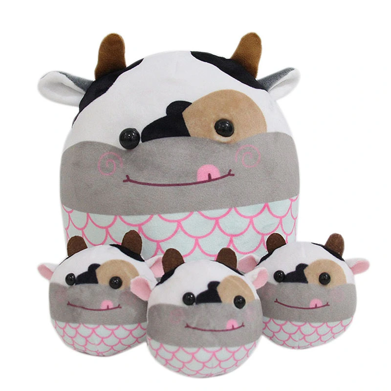 Plush Axolotl Stuffed Animal with 3 Baby Axolotl Plushie in Her Tummy