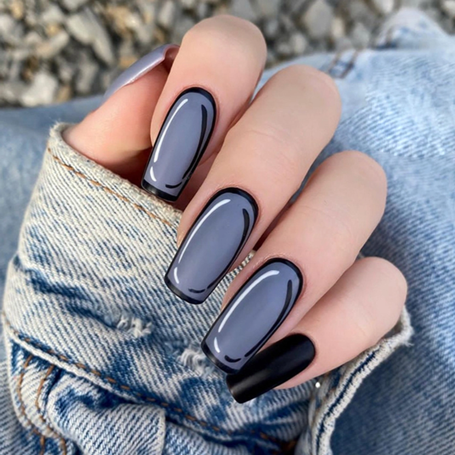Press On Nail Tips Fake Nails Art Full Cover Fingernails Manicure