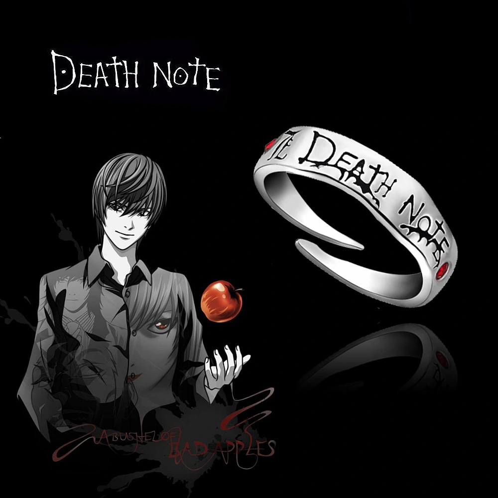 Anime Peripherals Death Note Death Note Red Crystal Ring Yagami Yue L Death Cos Ring