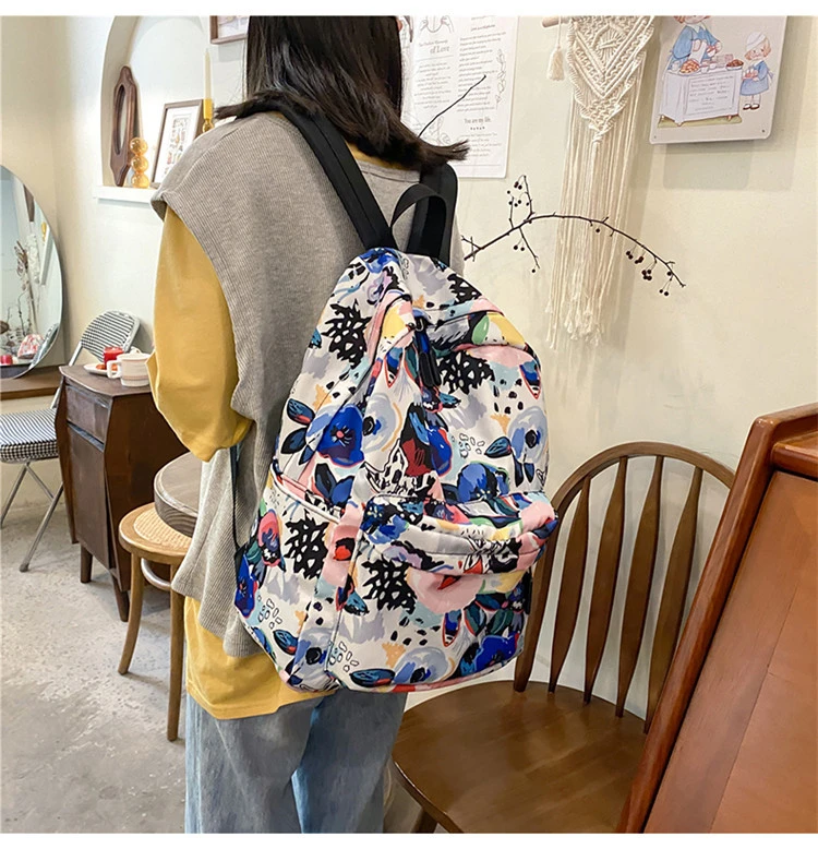 New Fashion Multifunctional Women Backpacks Oxford Cloth Shoulder Bags for Teenagers Girls Large Capacity Travel School Bag