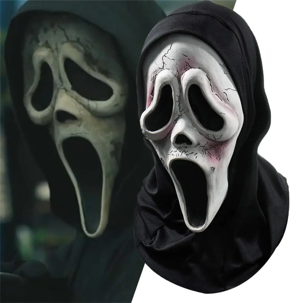 Wiwilys Creepy Mask Nun's Mask Evil Cosplay Scary Costume Party Props Evil