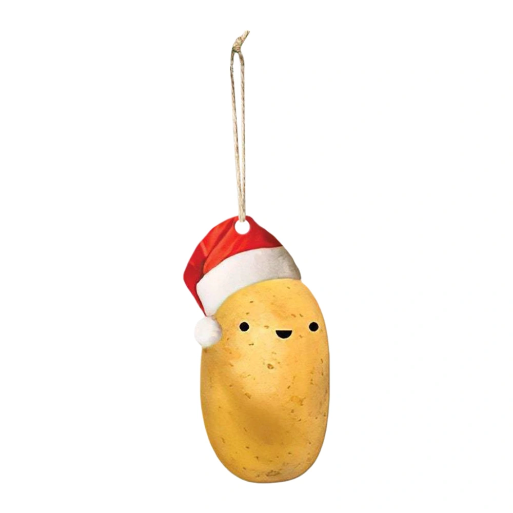 Christmas Hanging Ornaments Acrylic Potato Tree Pendant Decorations 