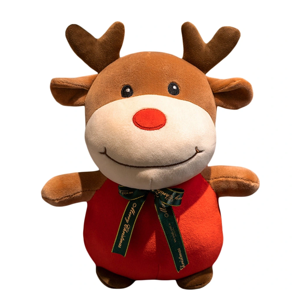 Christmas Doll, Cute Cartoon Santa Claus Elk Stuffed Holiday Kids Toy