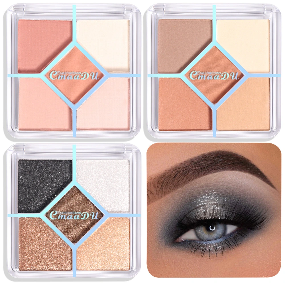 Women's Fashion Simple Five Color Eyeshadow Palette