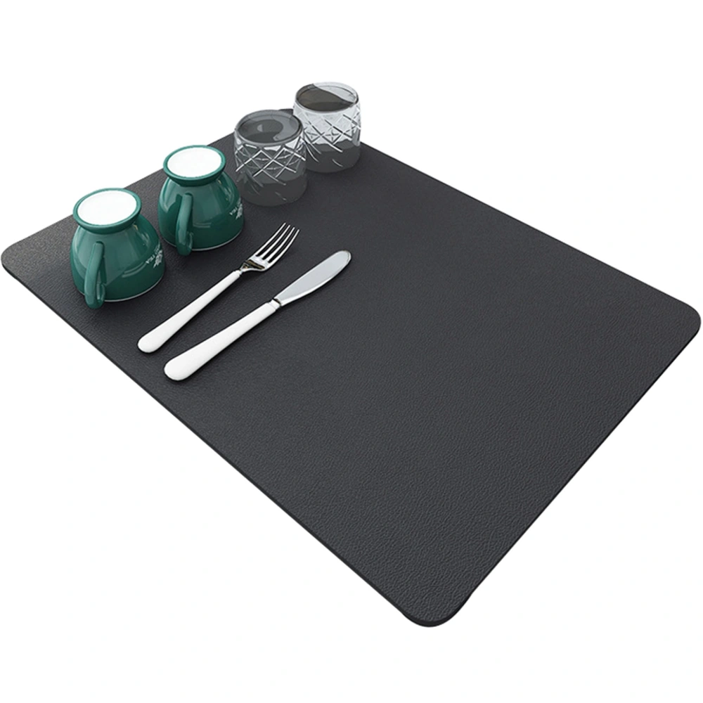 Water Absorbent Mat, Non-slip Kitchen Counter Mat Rubber Placemat