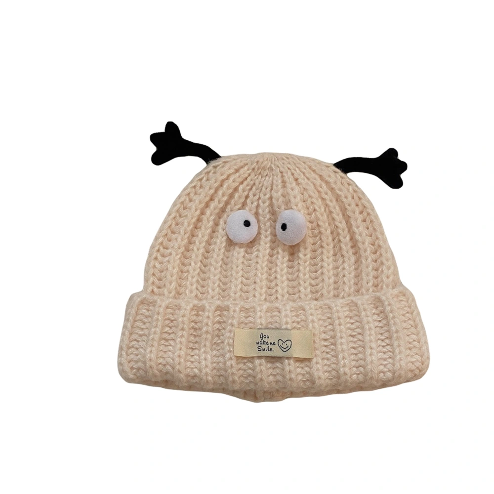 Kids Winter Beanie Hat Girls Boys Funny Cartoon Knit Hat for Outdoor