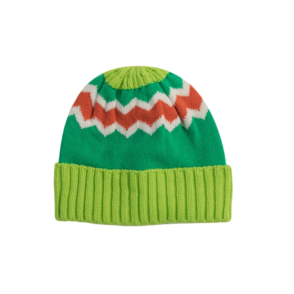 Baby Winter Hat Contrast Color Cute Knit Beanie Warm Cap for Infant