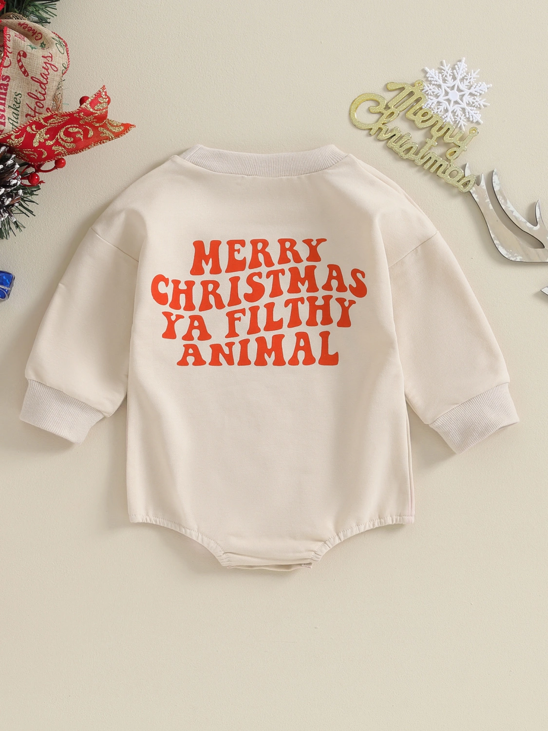 Baby Girls Boys Sweatshirts Rompers Christmas Clothes Bodysuits