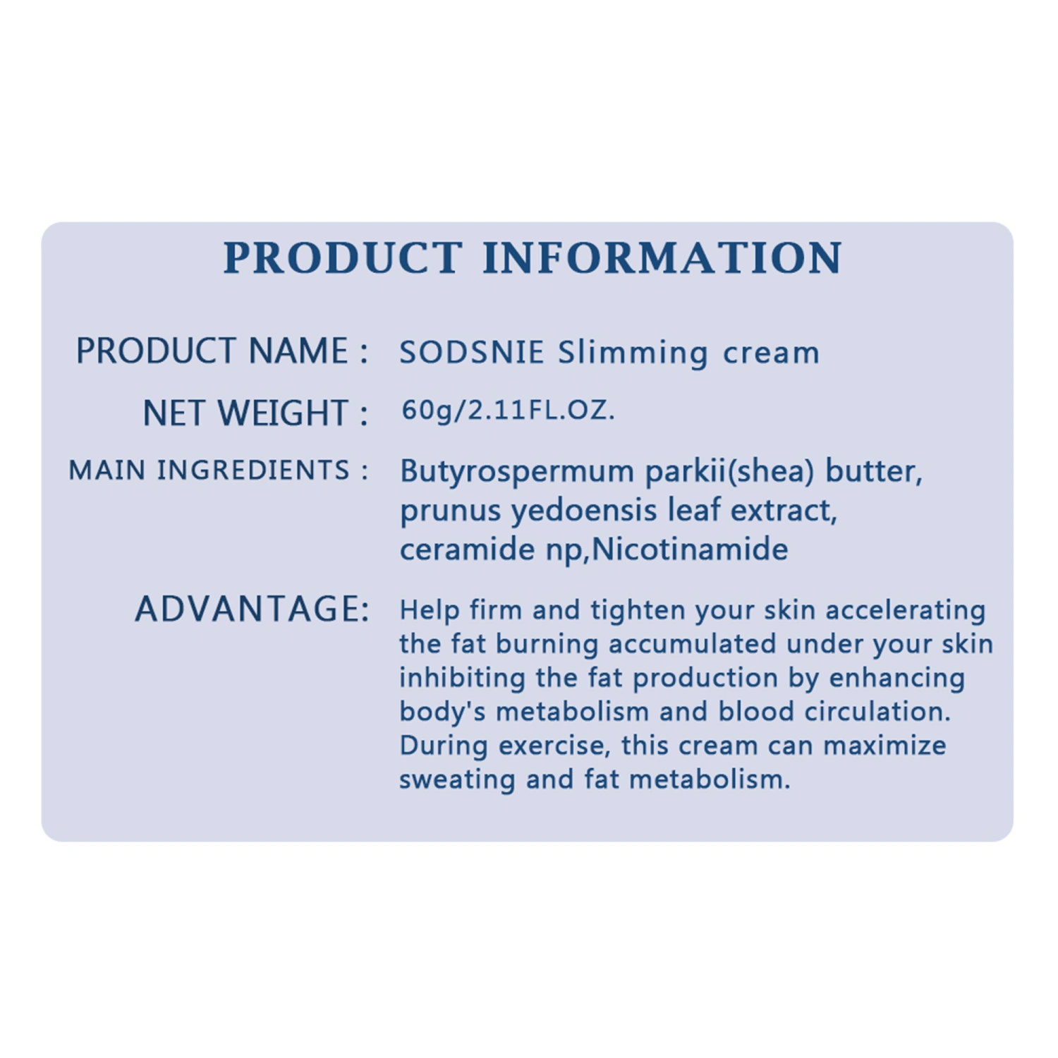 Slimming Cream, Firming Treatment Body Lotion for Women and Men