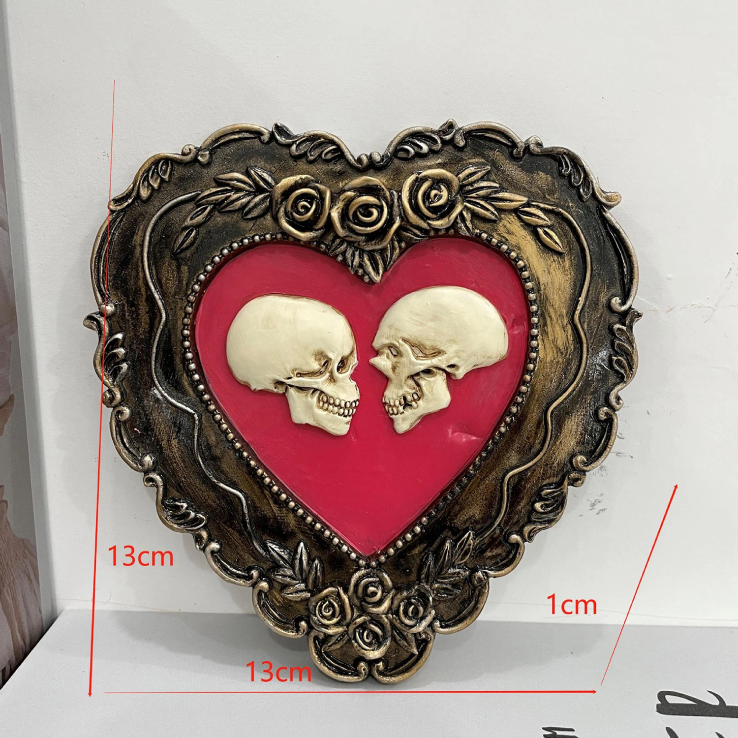Skull Couple Love Halloween Ornament, Gifts for Her, Gifts for Him