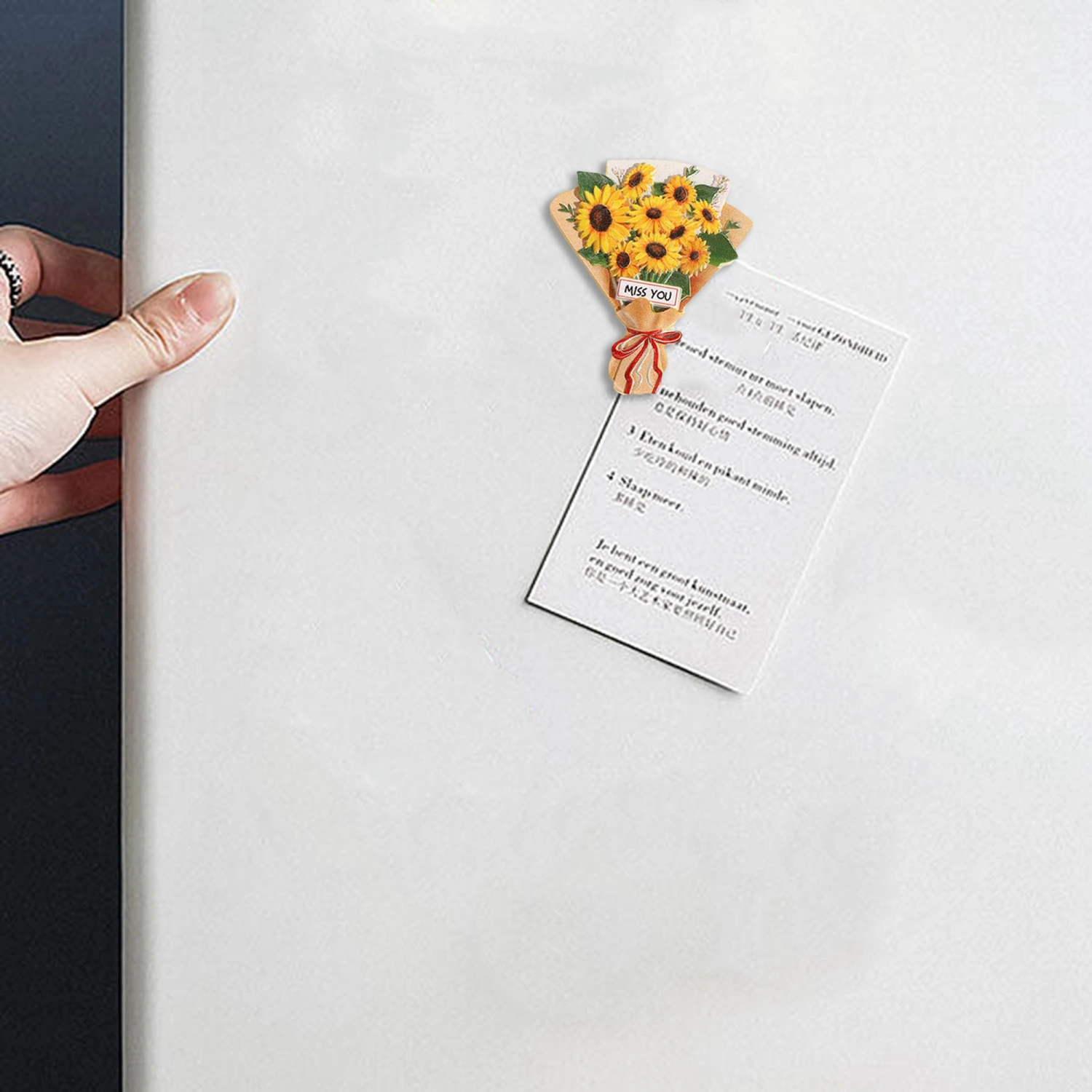 3D Flower Refrigerator Magnets Cute Bouquet Fridge Magnets Stickers