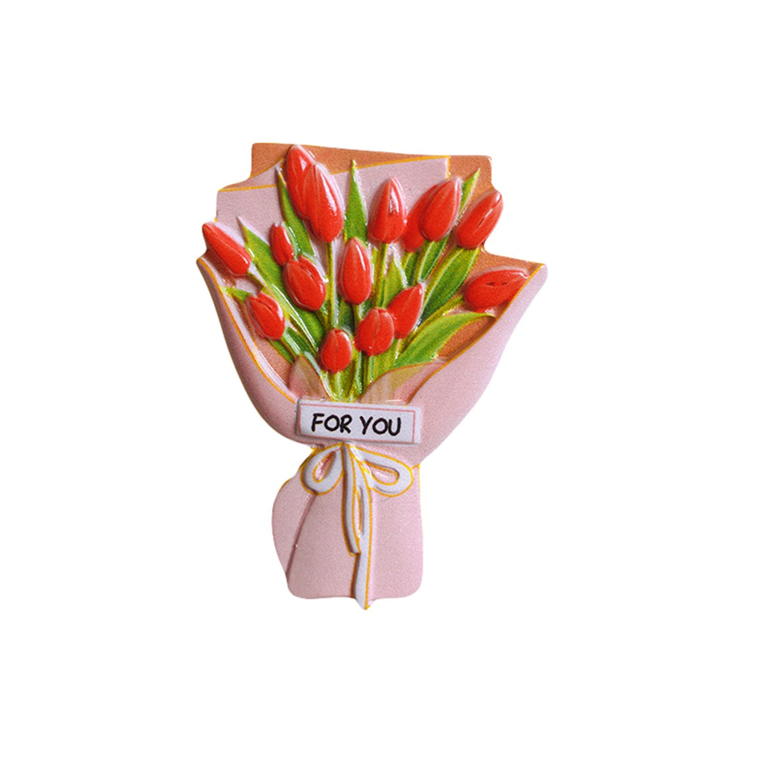 3D Flower Refrigerator Magnets Cute Bouquet Fridge Magnets Stickers