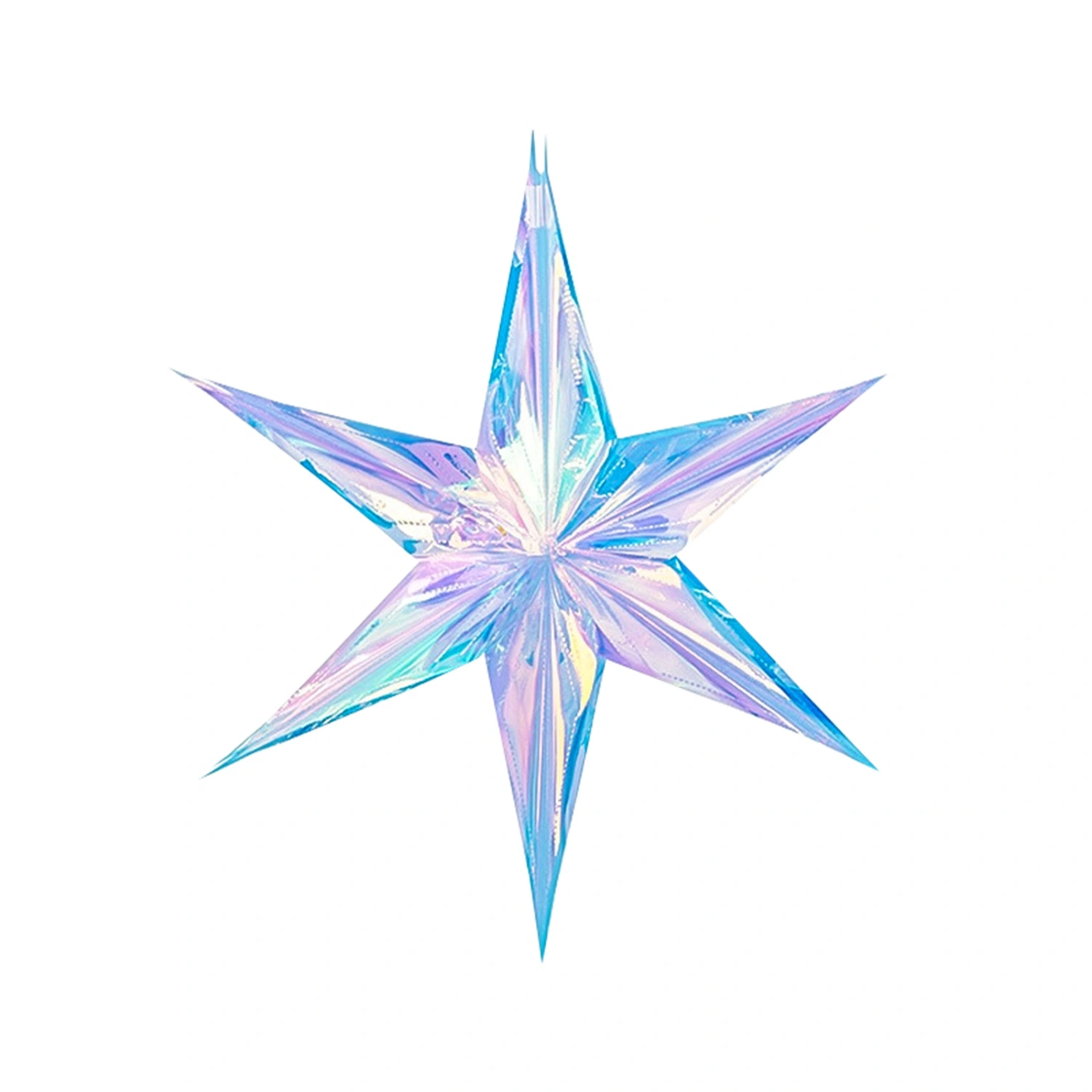 Christmas Star Hanging Decorations, Rainbow Shine Party Ornaments