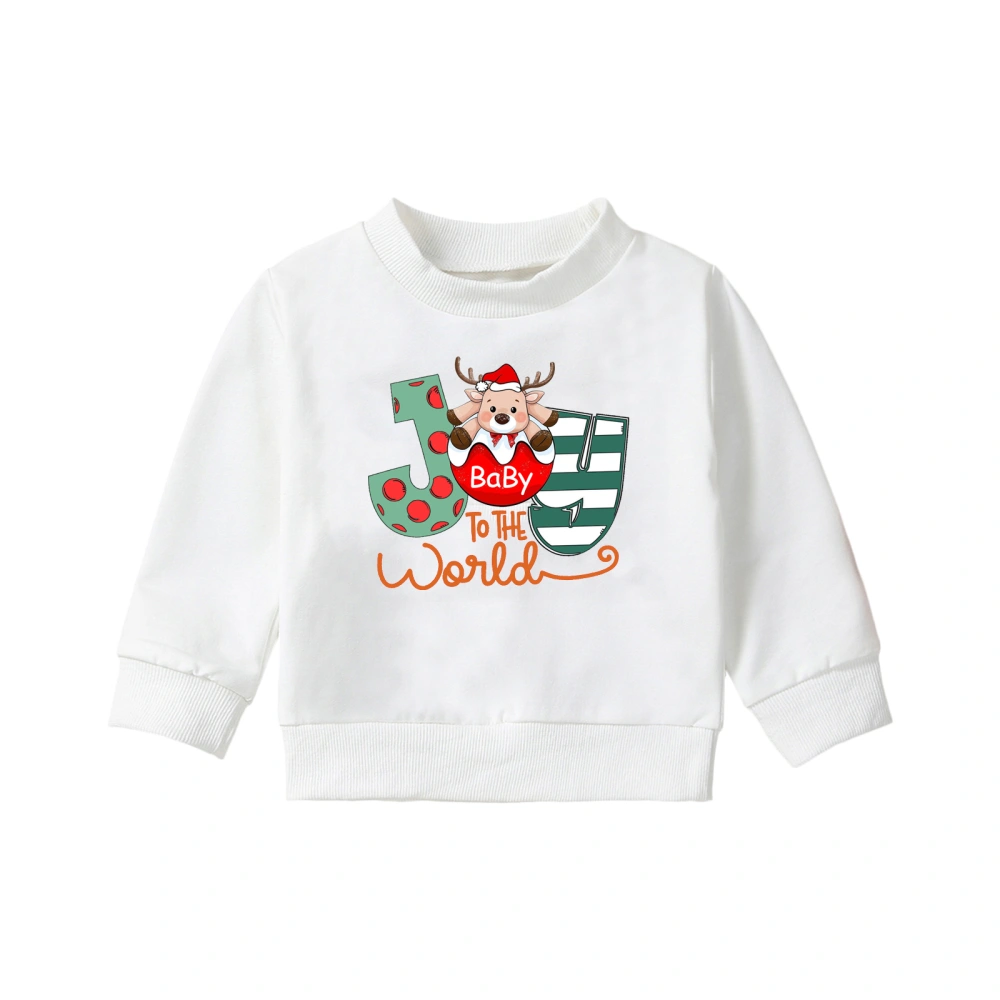 Mommy and Me Matching Sweatshirts Letter Print Crew Neck Pullovers