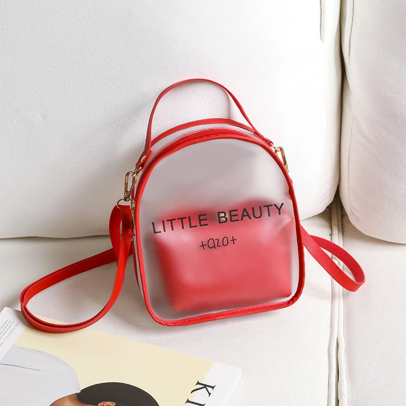 Women Small Backpack Lightweight Transparent Travel Daypack Bookbag