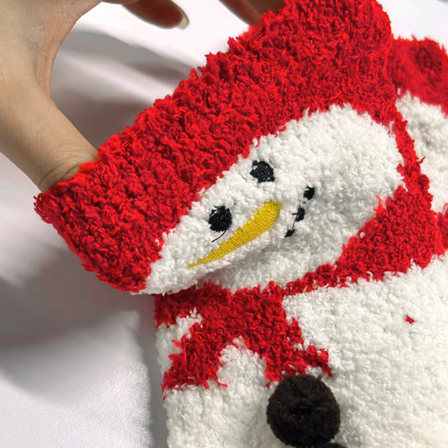 Women's Christmas Plush Socks, Coral Fleece Winter Home Socks