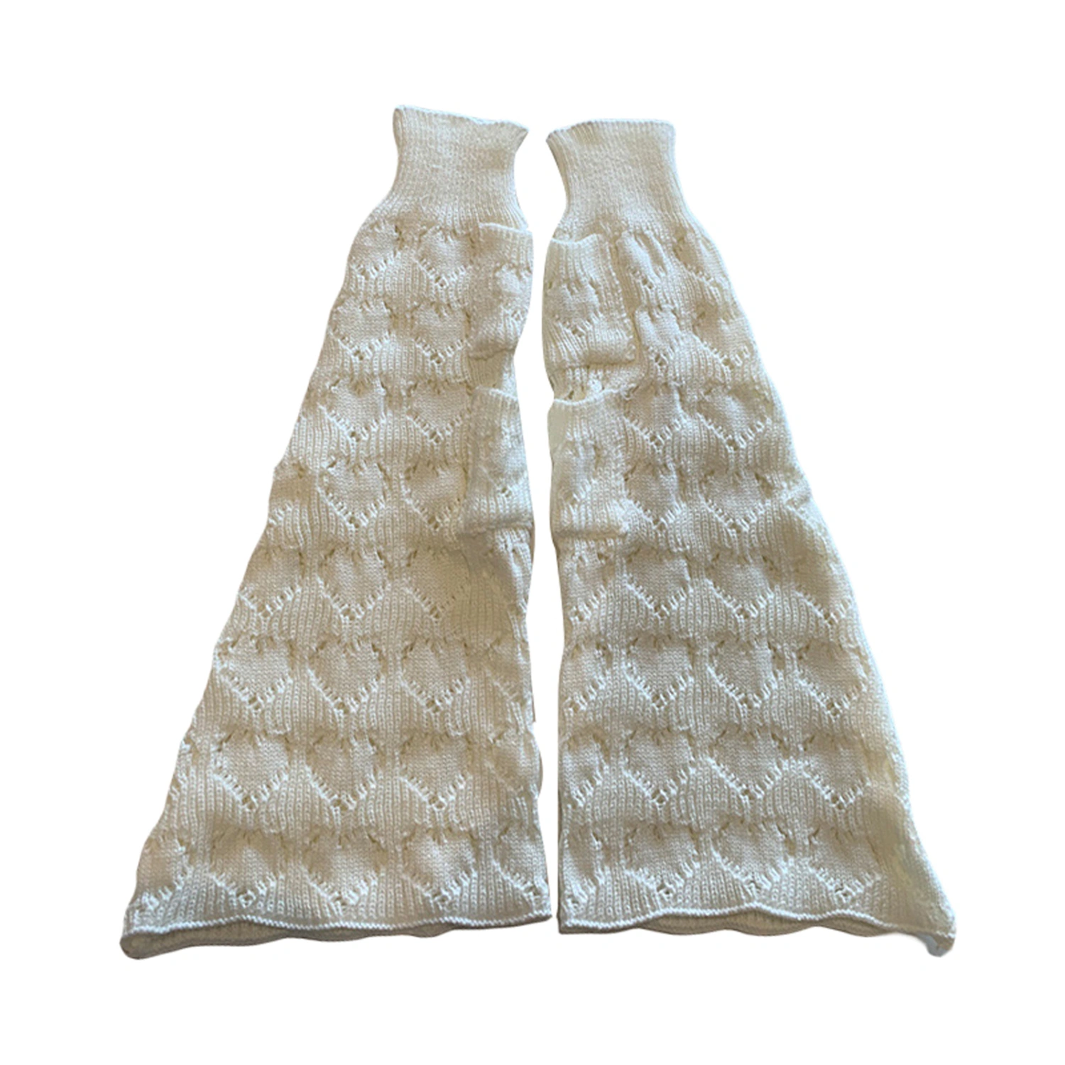 Women's Kawaii Leg Warmers Hollow Out Leg Warmers Knit Slouch Socks