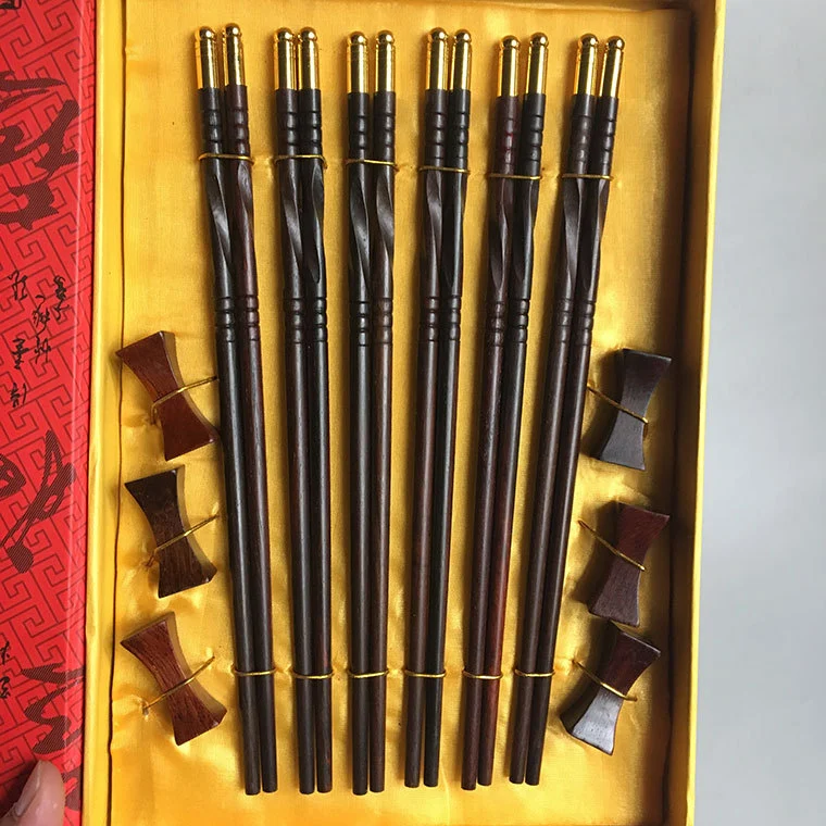 New Waxless Gold Copper Chopsticks