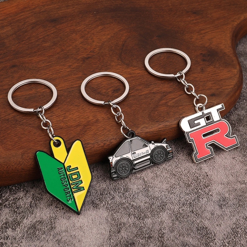 Nissan Skyline GTR GT-R Logo 3D Metal Car Keychain Keyring