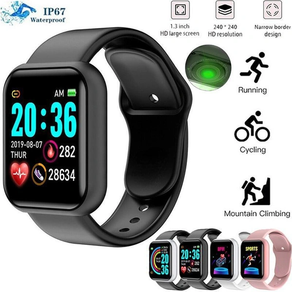 Y68 Smart Watch Bluetooth Call Strap Blood Pressure Waterproof Smart Watch