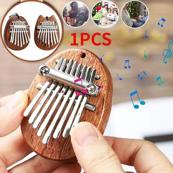 1PCS for Kids/Adult Christmas Gift Mini Kalimba Portable 8Keys Thumb Piano Exquisite Finger Piano Beginners Musical Instrument