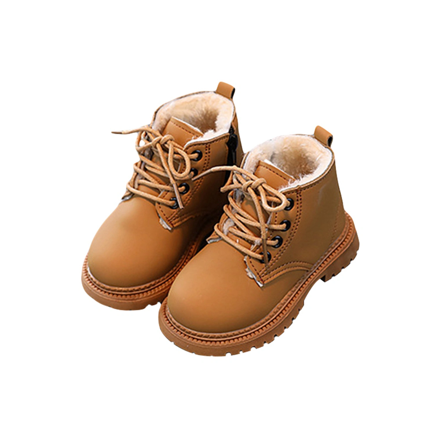 Kids Boots, Tie-up Non-slip Casual Martin Boots Shoes for Girls Boys