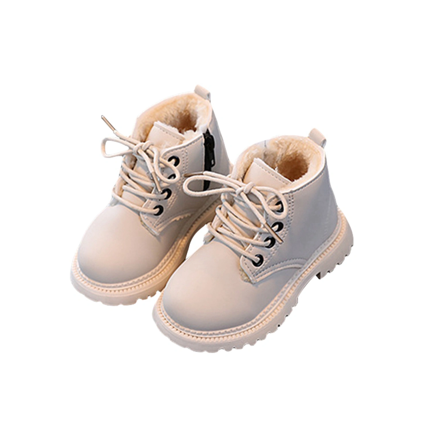 Kids Boots, Tie-up Non-slip Casual Martin Boots Shoes for Girls Boys