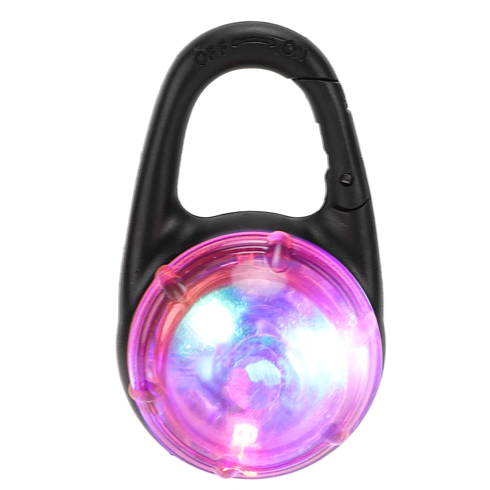 LED Dog Pendant Luminous Waterproof Collar Clip Light for Outdoor Night Safety Pet Dog CatsPink Light